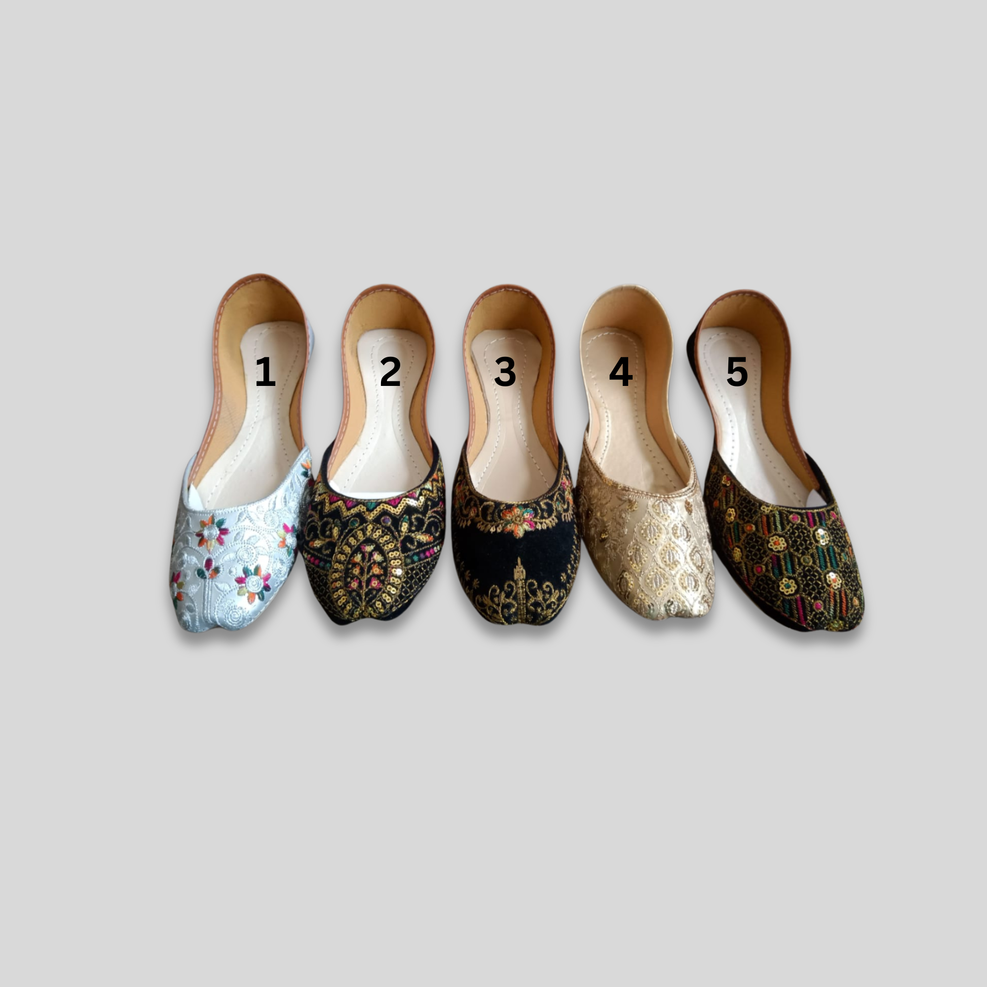Tilla Work Embroidery Khussa
