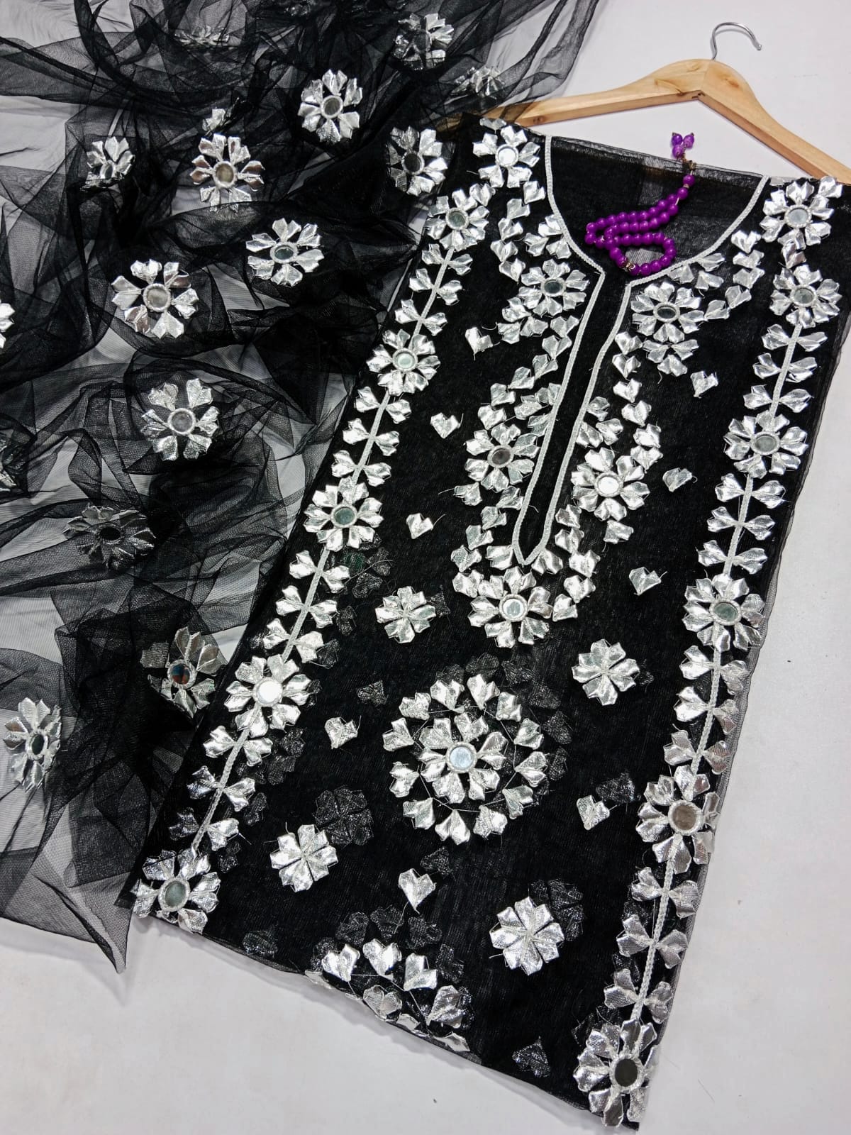 Net Silver Gotta Work 2Pc Suit