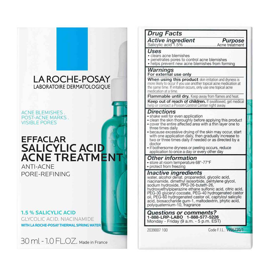 LA ROCHE POSAY Effaclar Salicylic Acid Acne Treatment Serum 30ml