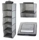 Closet Organizer Hanging Storage Bag Wardrobe Cloth Organizer 5/6 Layers Shelf Foldable Clothing Storage Rack Shelves