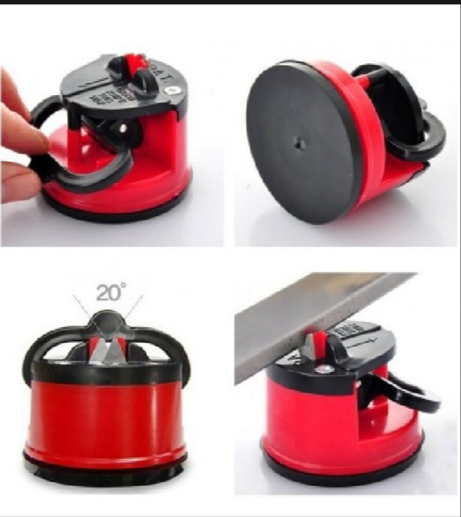 Kitchen Knife Sharpener With Suction Pad