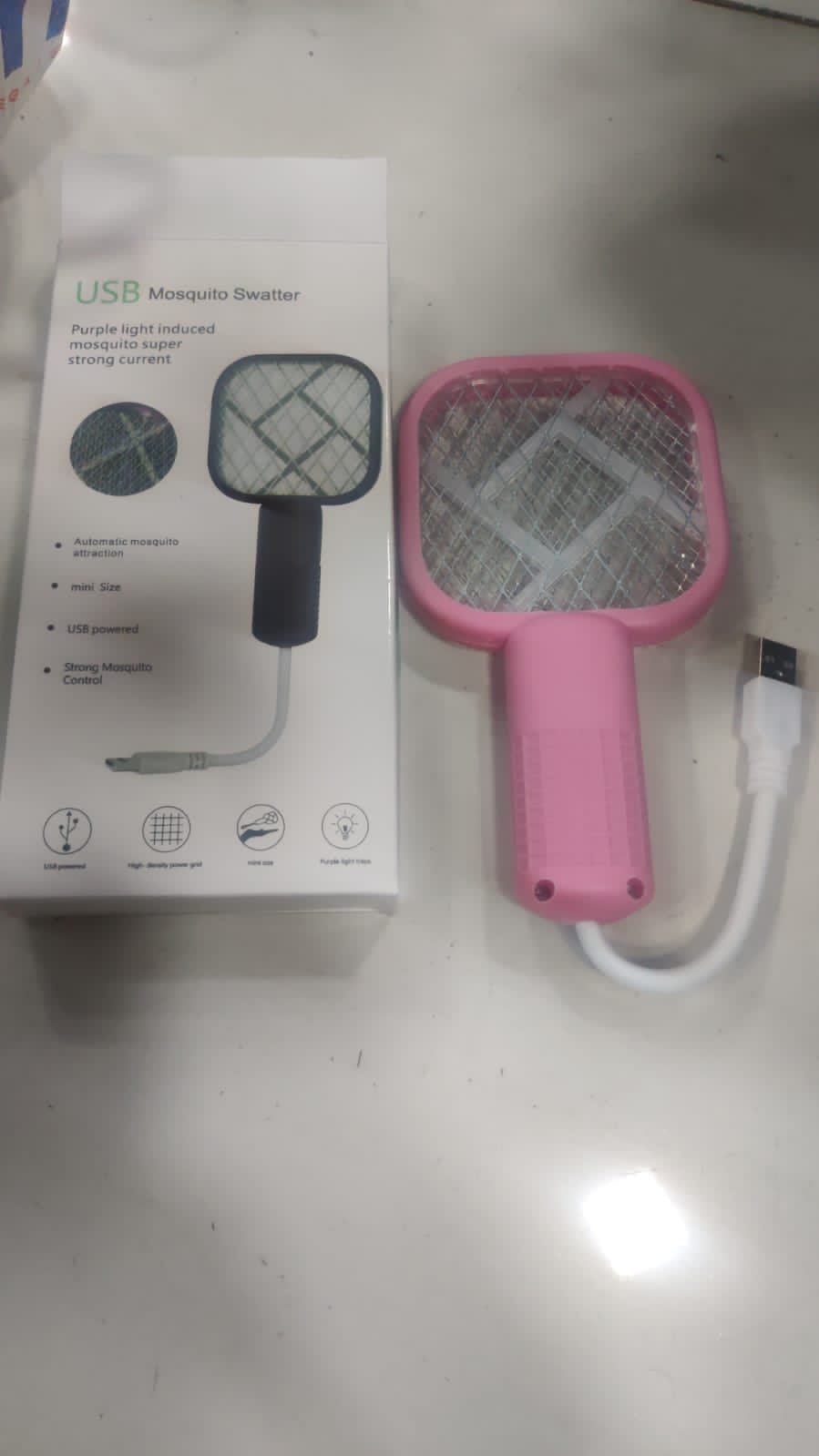 Mini Mosquito Racket with box – Khushnood.pk
