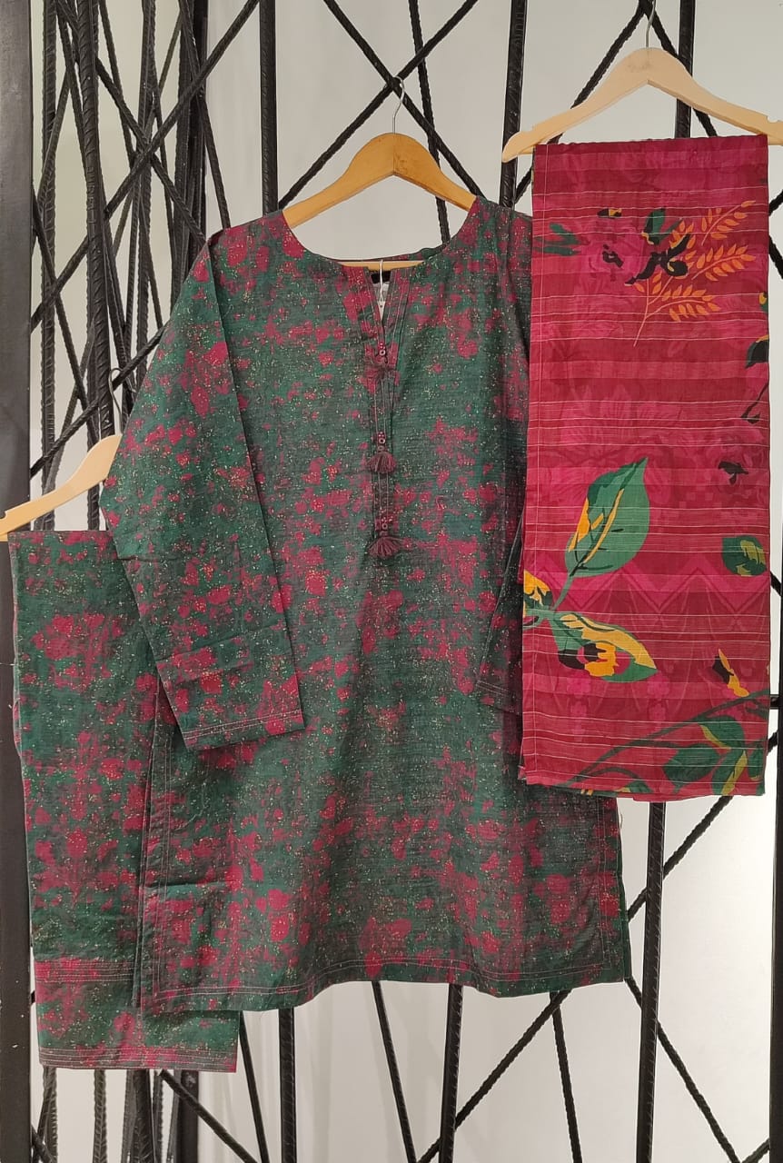 Ready To Wear Fabric: Printed Lawn