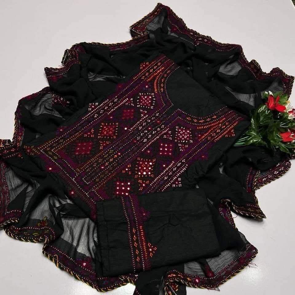 Fancy Balochi Heavy Needle Work dresses