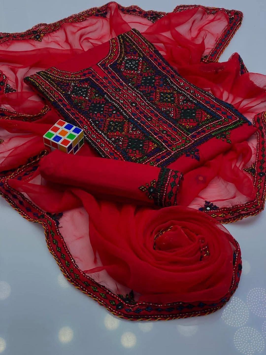 Fancy Balochi Heavy Needle Work dresses