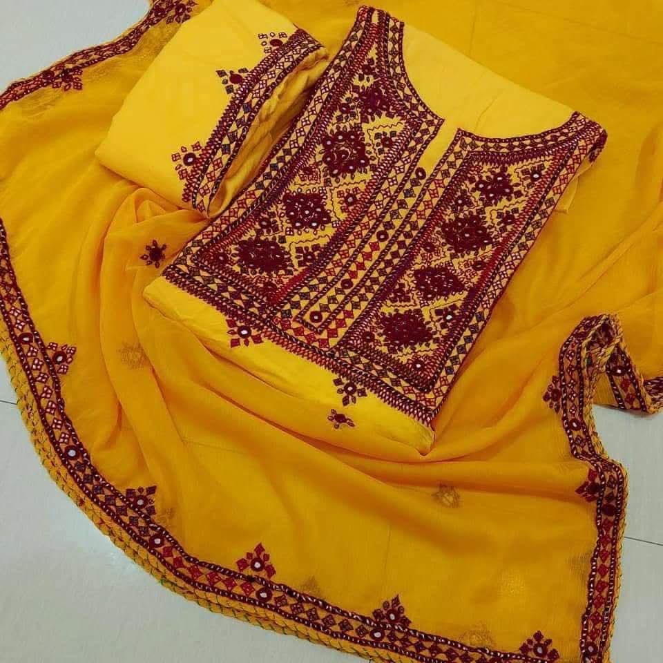 Fancy Balochi Heavy Needle Work dresses