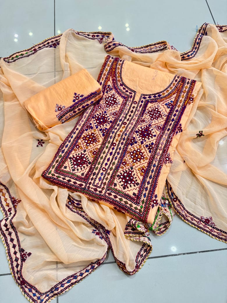 Fancy Balochi Heavy Needle Work dresses