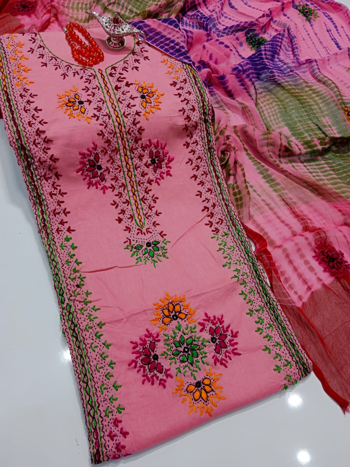 Lawn Collection--  Handmade Kashmiri Mirror Work