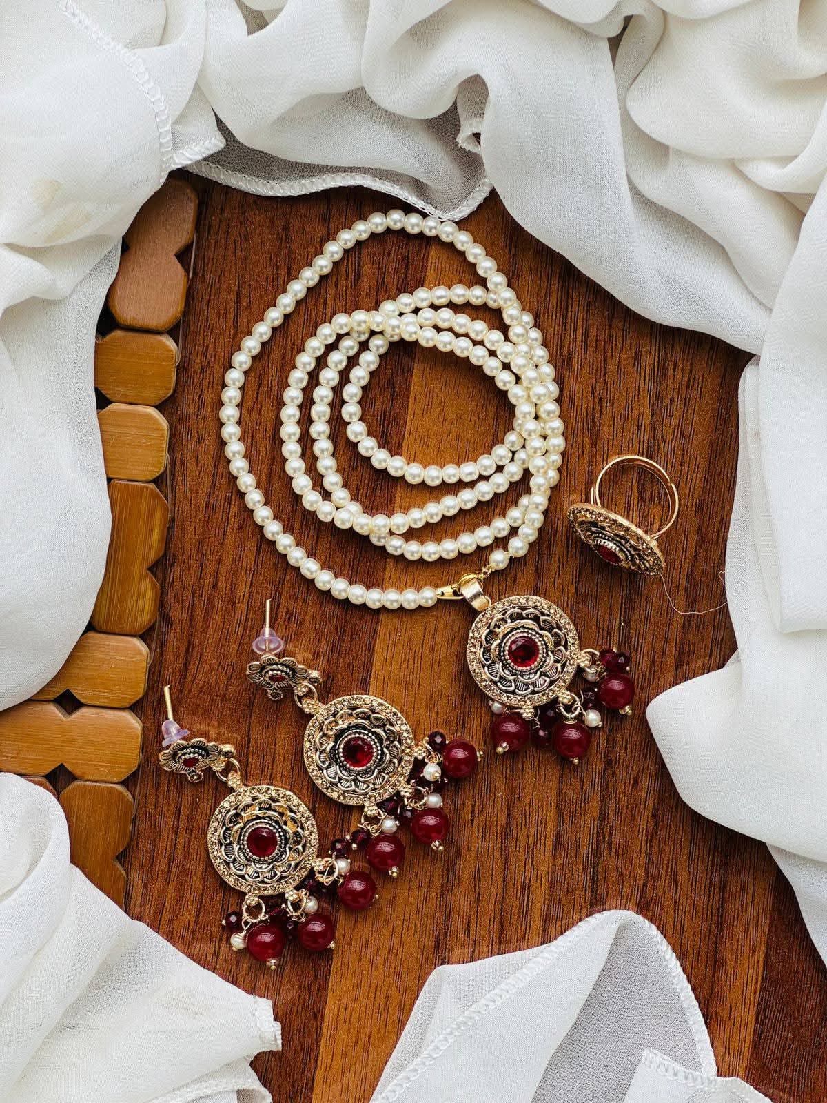Beautiful Rajwari style zarqoon combo set