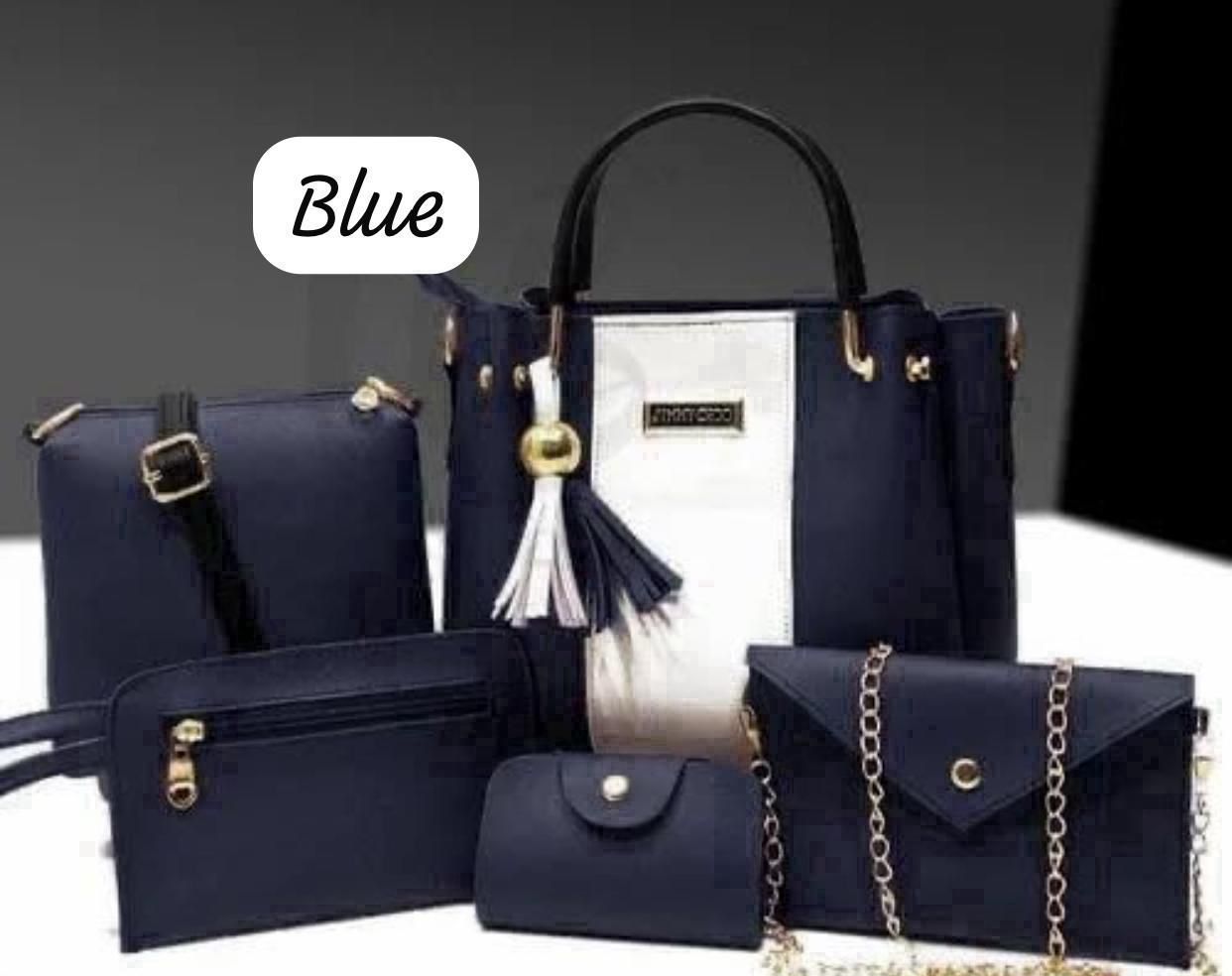 Jimmy Choo High Quality y Cynthetic Leather 5 Piece Set With Cloud Bag Long wallet Zipper Wallet And Mini wallet