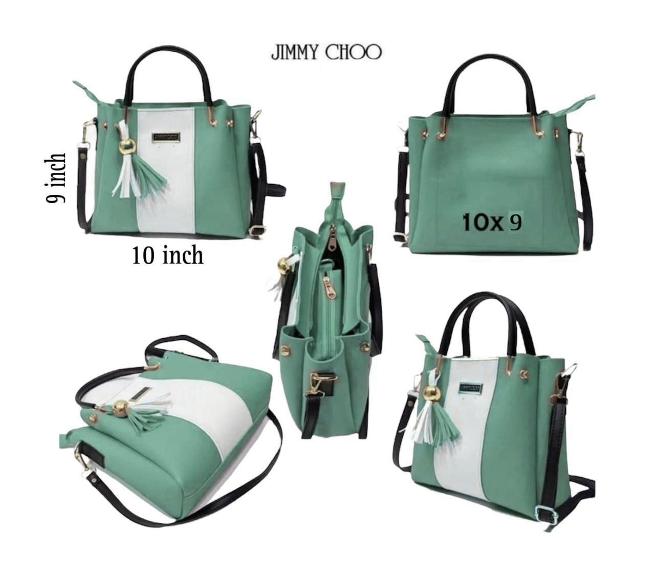 Jimmy Choo High Quality y Cynthetic Leather 5 Piece Set With Cloud Bag Long wallet Zipper Wallet And Mini wallet