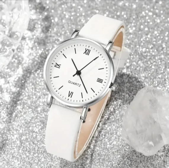Women'S 6pcs Quartz Watch Set.