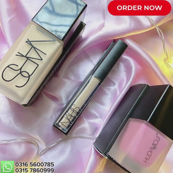 Nars Foundation & Concelor + HudaMoji Blushon