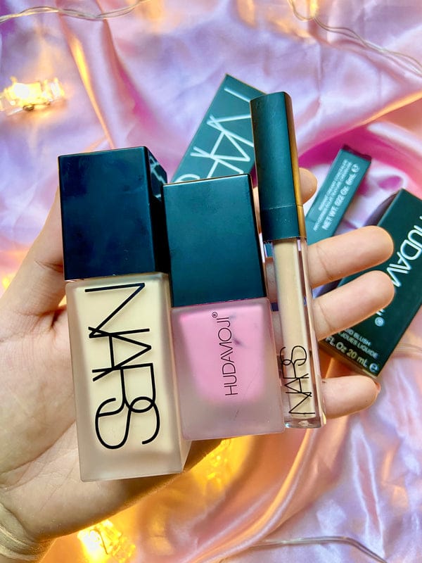Nars Foundation & Concelor + HudaMoji Blushon