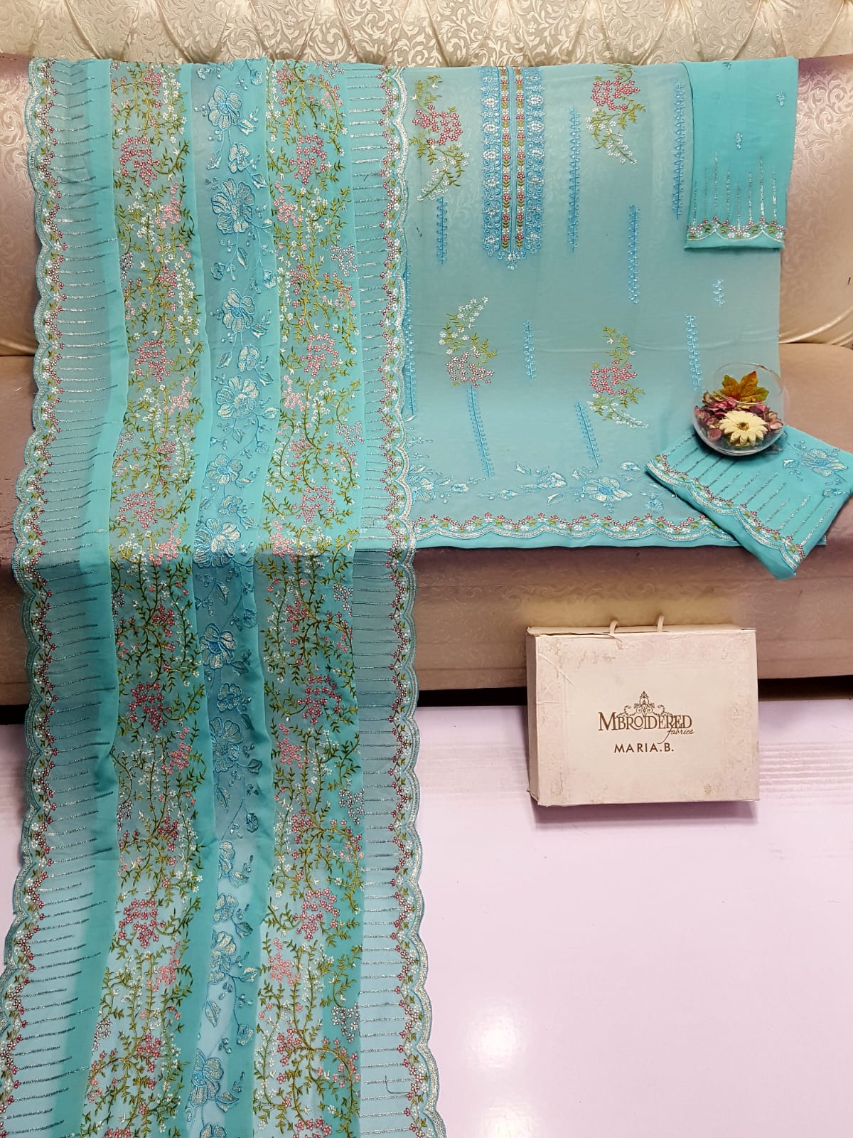 Beautiful (Mbroidered) By Maria.B Wedding Formal Suits Collection