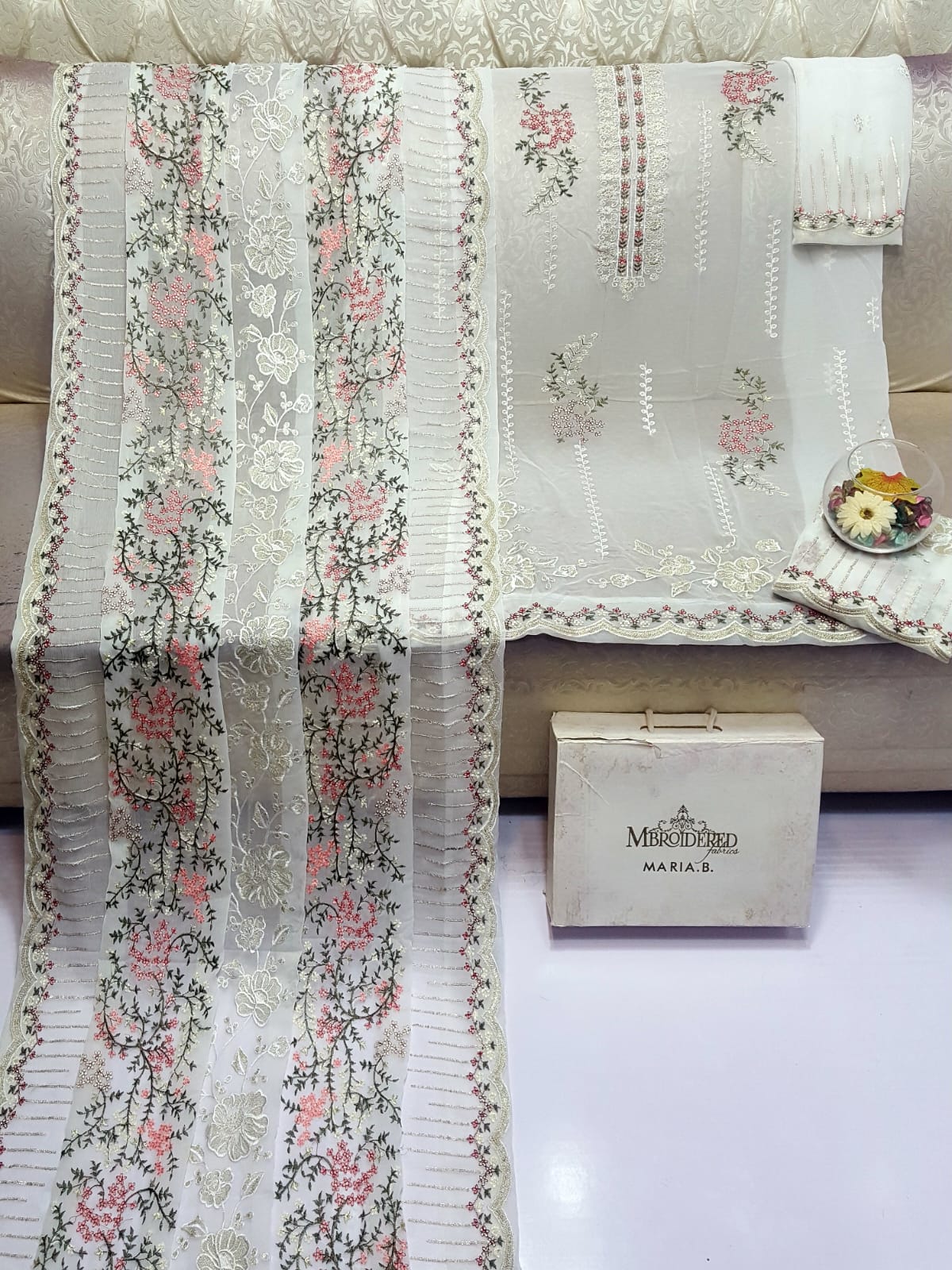 Beautiful (Mbroidered) By Maria.B Wedding Formal Suits Collection