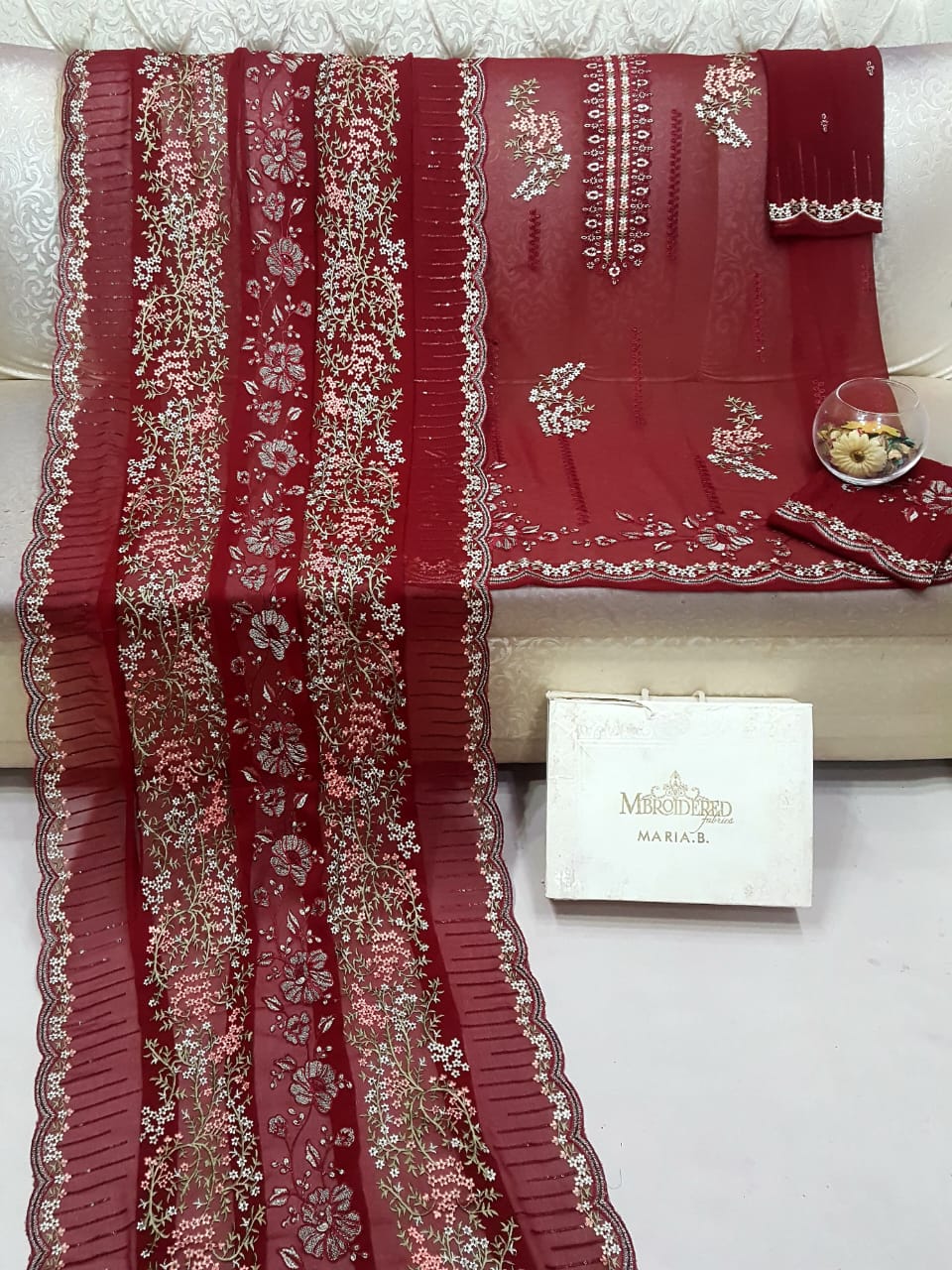 Beautiful (Mbroidered) By Maria.B Wedding Formal Suits Collection