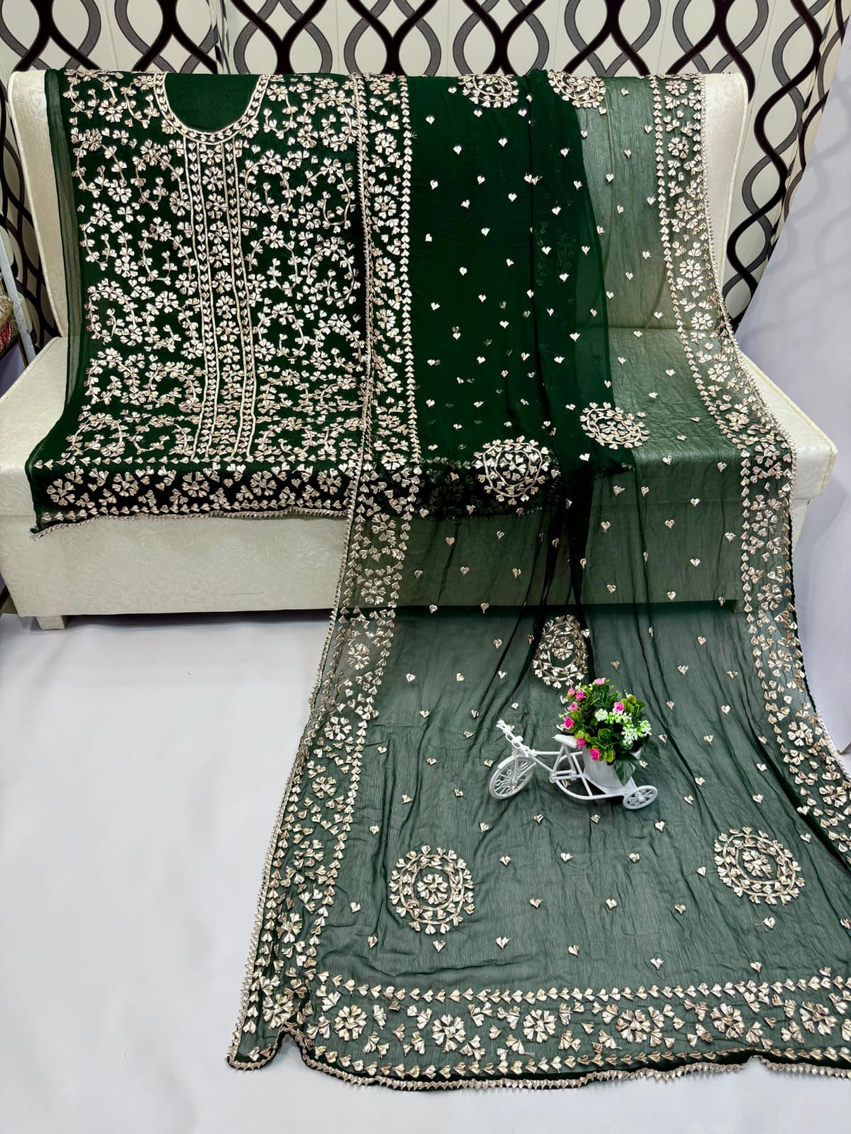 Traditional LCD Gotta gala jaal work suits