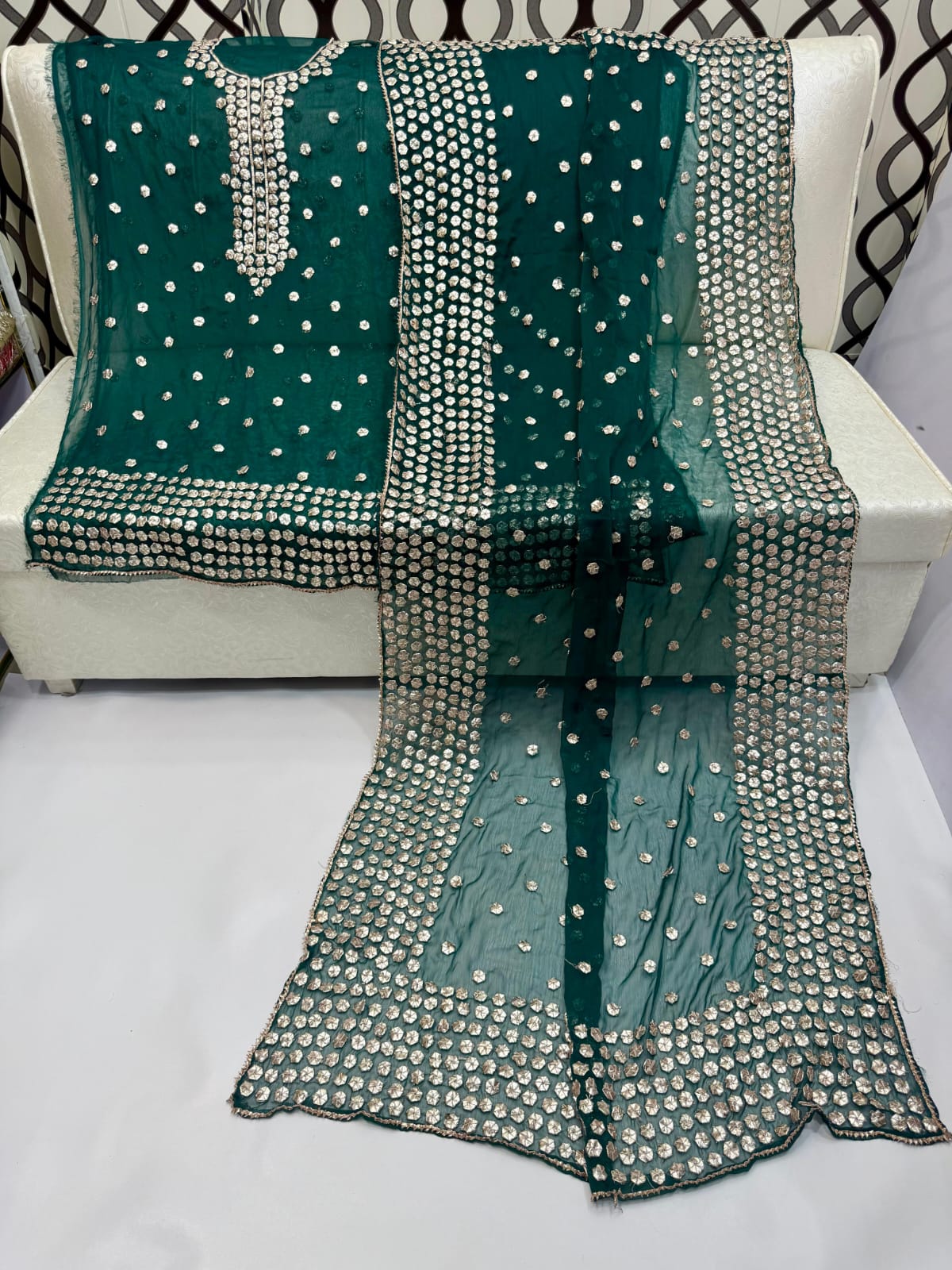 Traditional LCD Gotta gala jaal work suits
