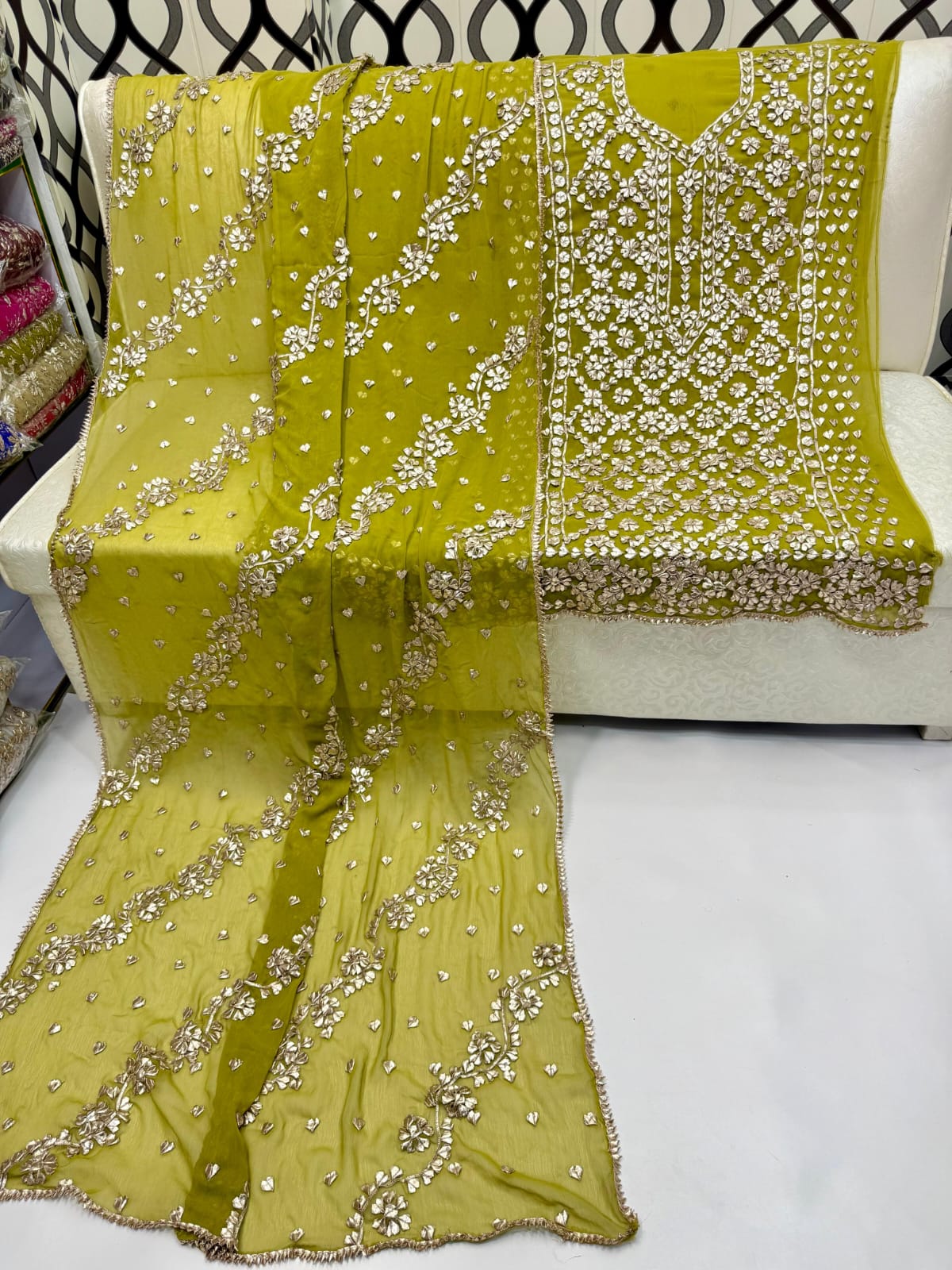 Traditional LCD Gotta gala jaal work suits
