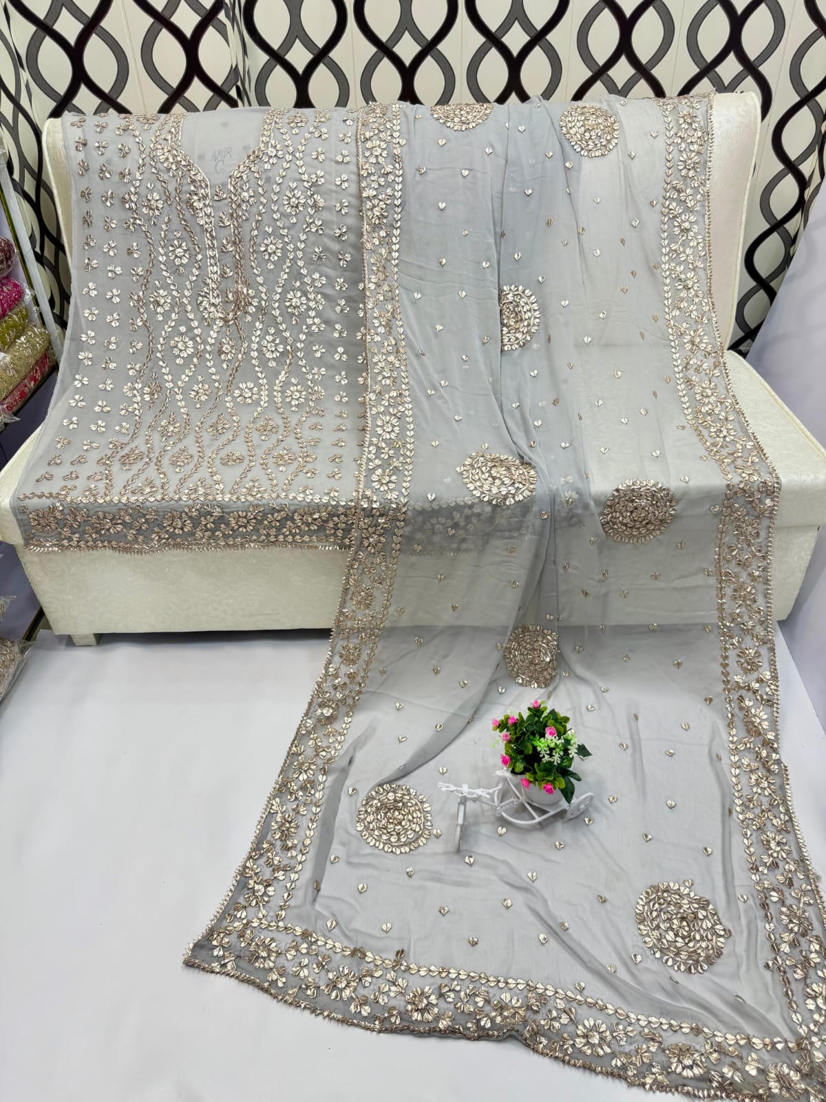 Traditional LCD Gotta gala jaal work suits