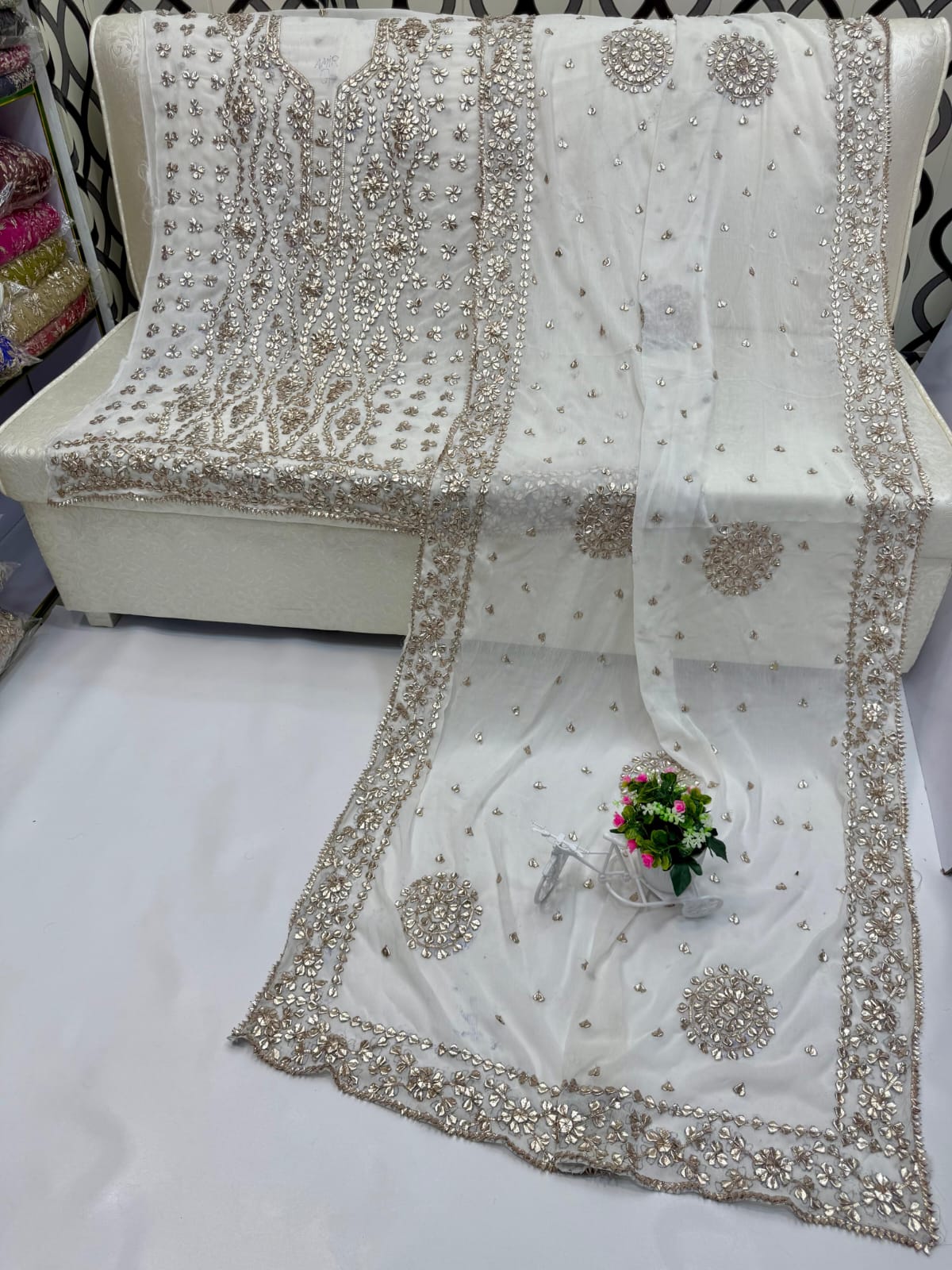 Traditional LCD Gotta gala jaal work suits