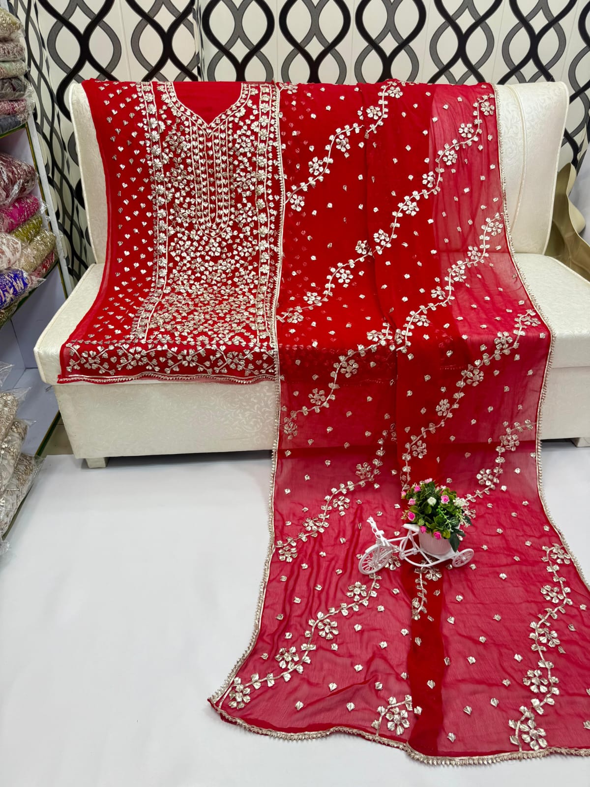 Traditional LCD Gotta gala jaal work suits