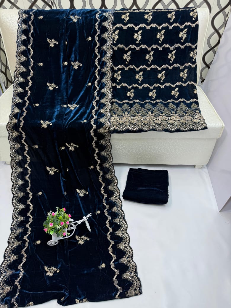 New tila embroidery velvet collection