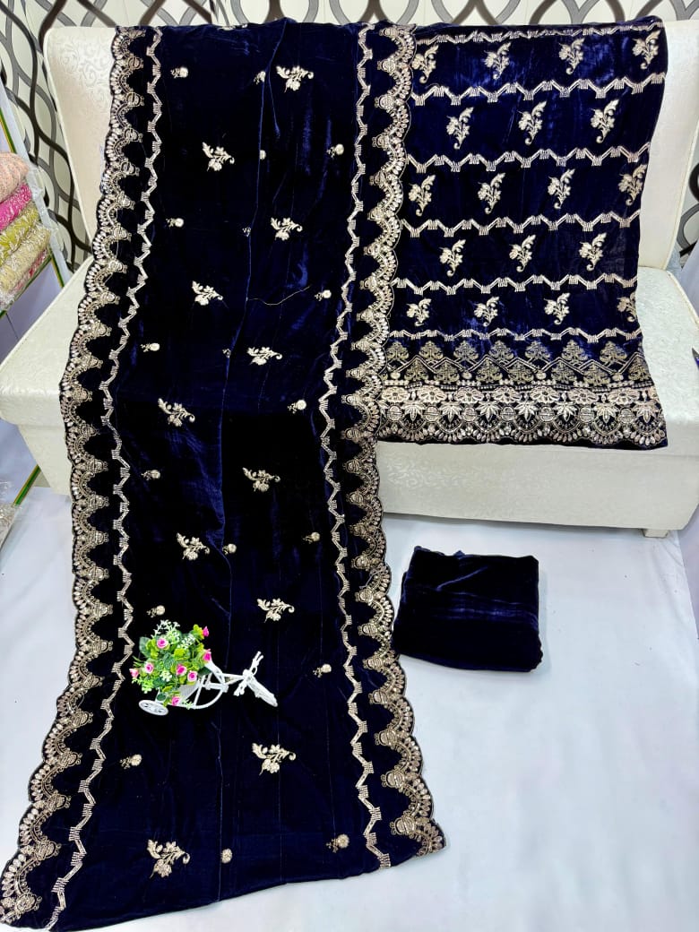 New tila embroidery velvet collection