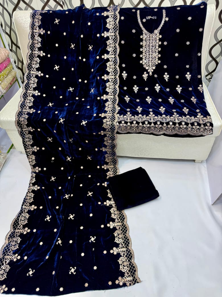 New tila embroidery velvet collection