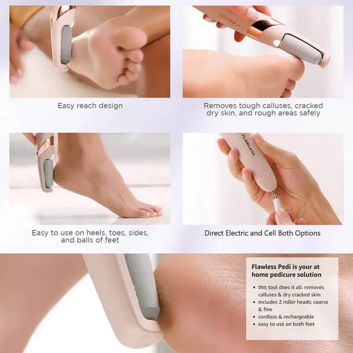 Electric Foot File Grinder – Salon Smooth Feet at Home!