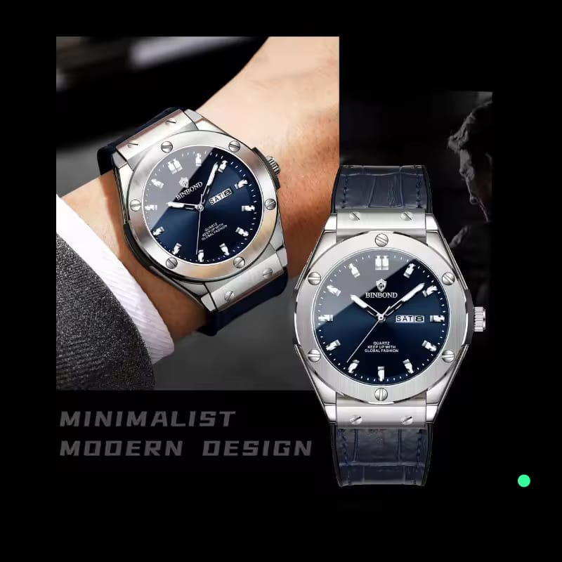 BINBOND Original Gent’s Watches – Hublot Inspired Luxury