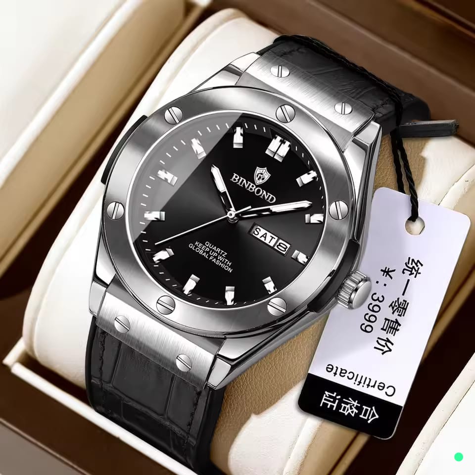 BINBOND Original Gent’s Watches – Hublot Inspired Luxury