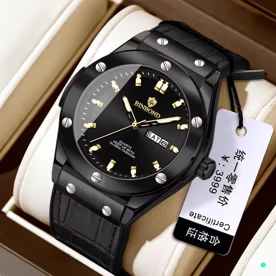 BINBOND Original Gent’s Watches – Hublot Inspired Luxury