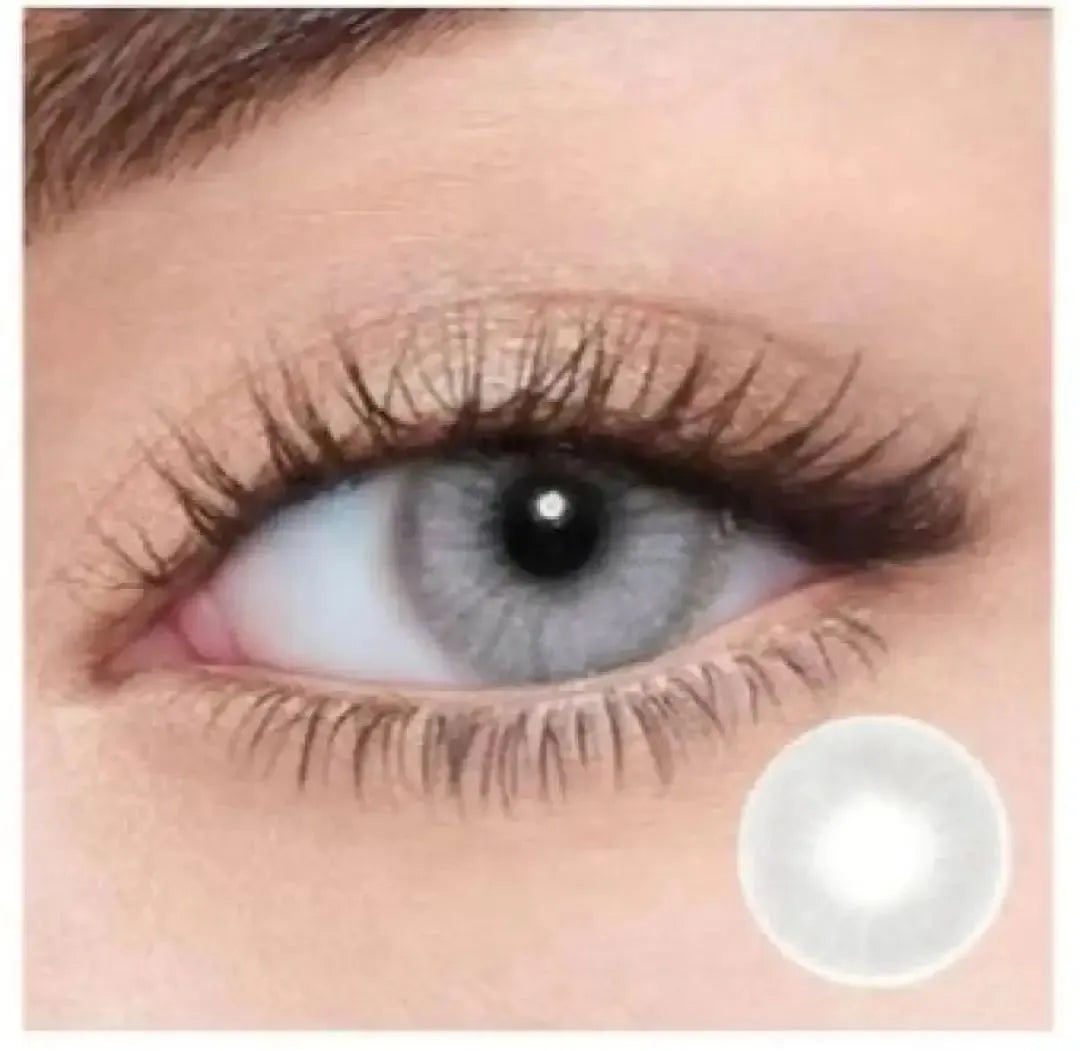 "ICE GREY" Color Contact Lenses / Eye Lenses / Fashion Lenses / Cosmetic Lenses with FREE Starter kit