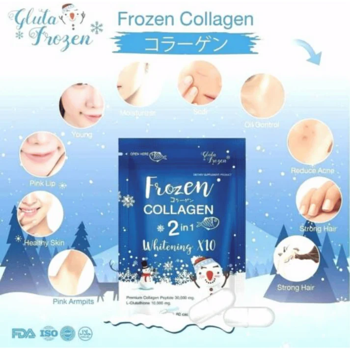 Frozen Collagen 2 in 1 Whitening 60 Capsules