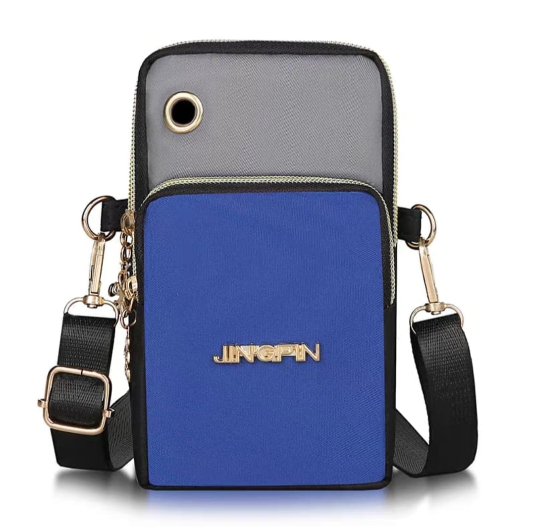 3 Zippers Crossbody Cellphone Bags For Women