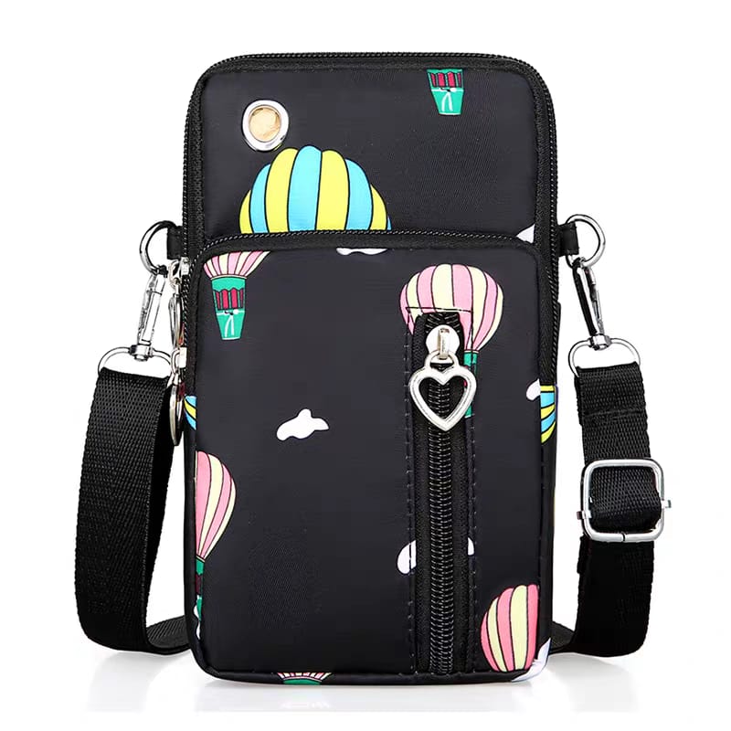3 Zippers Crossbody Cellphone Bags For Women