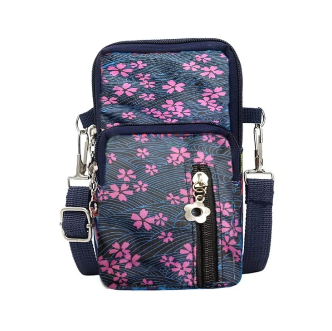 3 Zippers Crossbody Cellphone Bags For Women