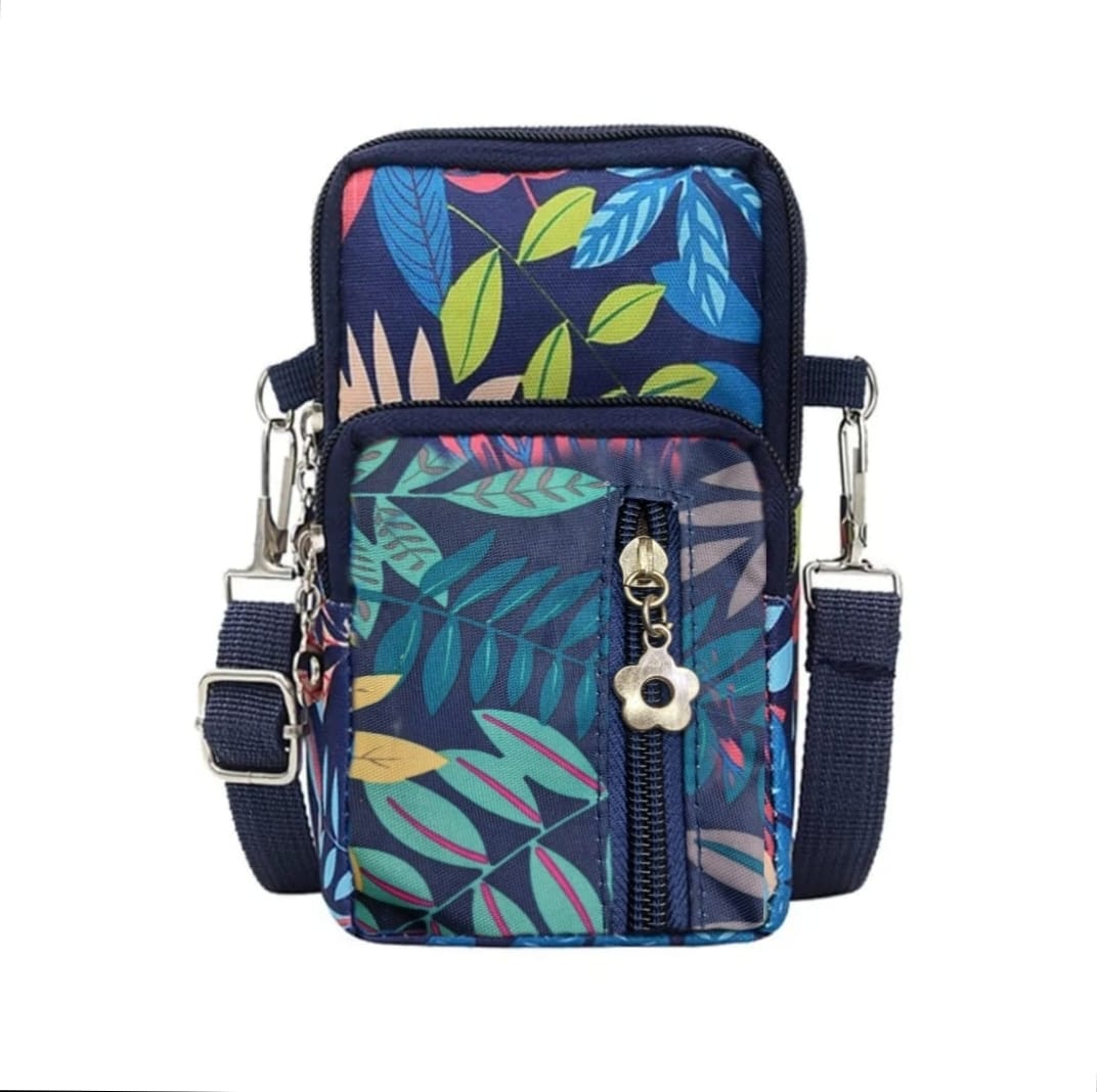3 Zippers Crossbody Cellphone Bags For Women