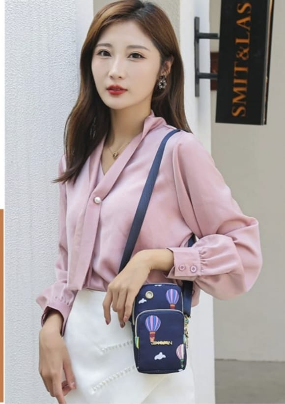 3 Zippers Crossbody Cellphone Bags For Women
