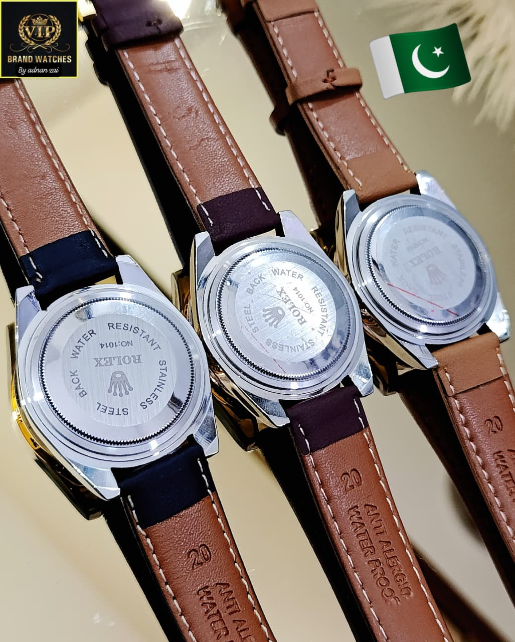 Rolex Touch Screen Leather Straps Watch
