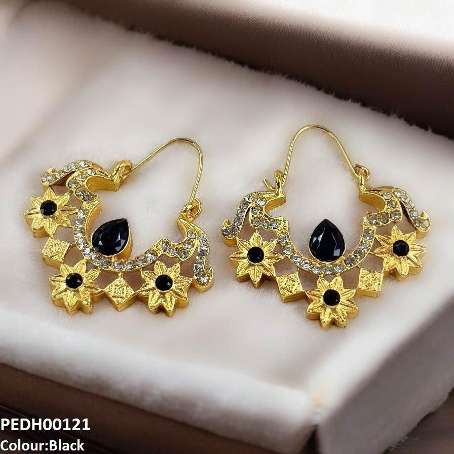 MZM Flower Square Drop Earrings - PEDH