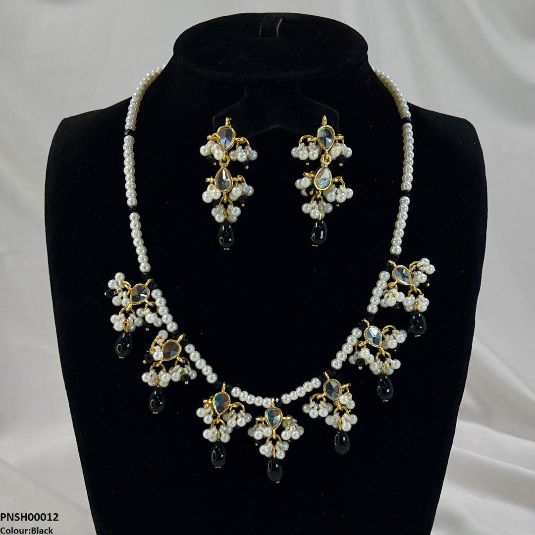 Pearl Drop Necklace Set