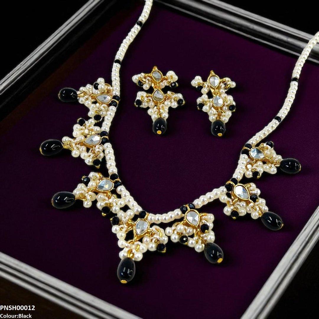 Pearl Drop Necklace Set