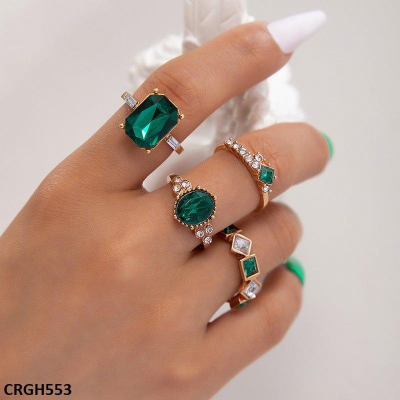 4 Casual Midi Rings