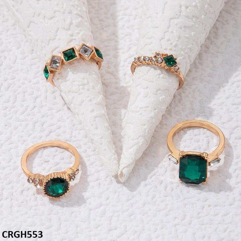 4 Casual Midi Rings