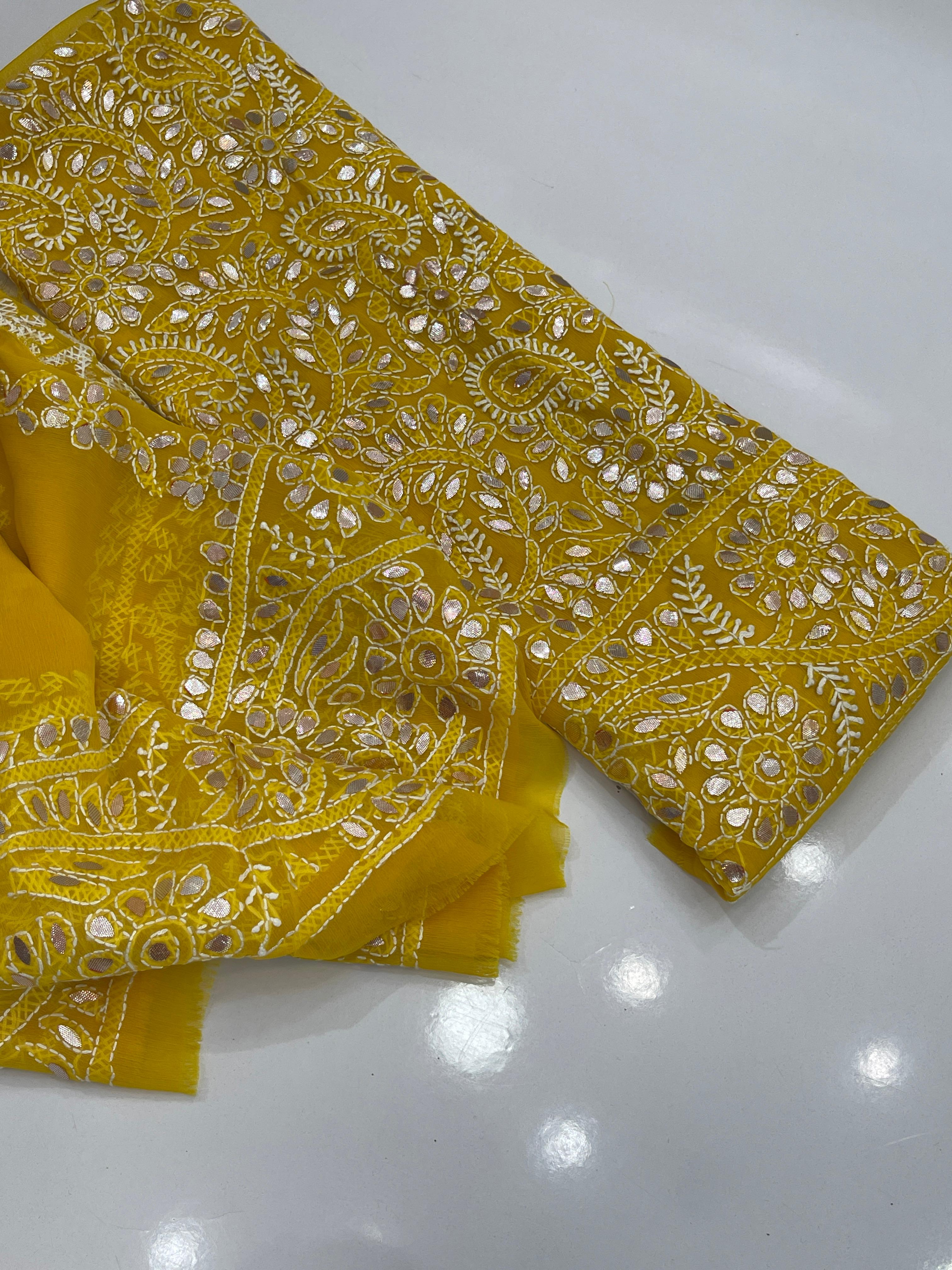 Hand made  Beautiful Press Gotta shadow Chicken jall Suits
