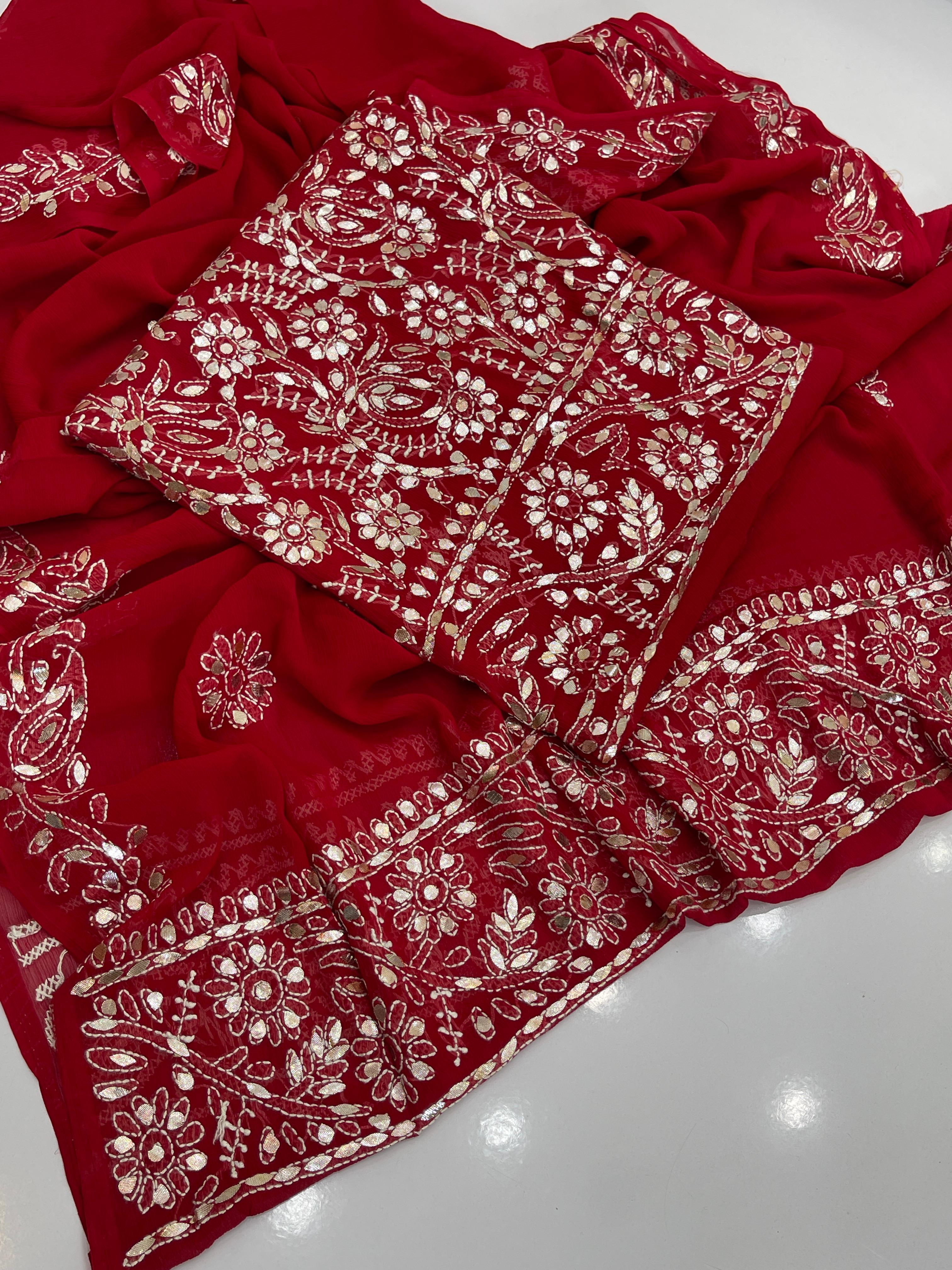 Hand made  Beautiful Press Gotta shadow Chicken jall Suits