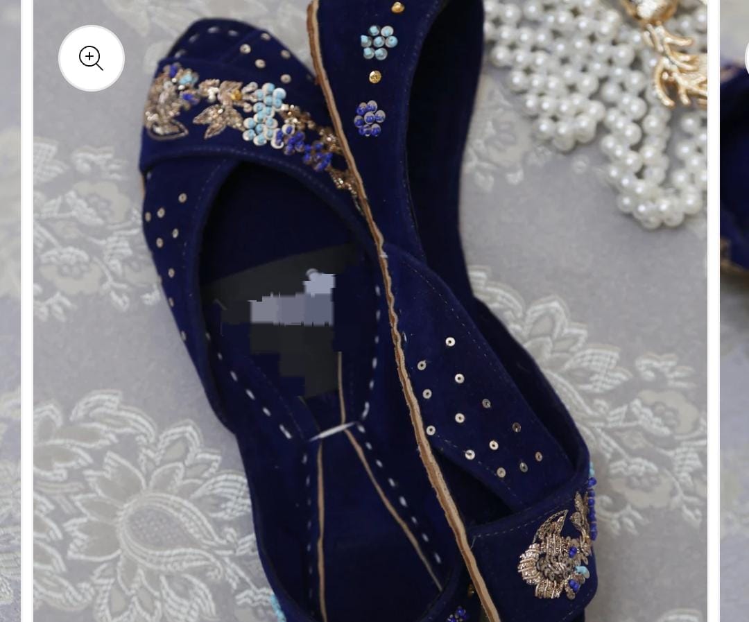 Fancy  Embroidered khussa  KHF#1